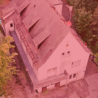 Luftaufnahme Villa Flaire aus 2023